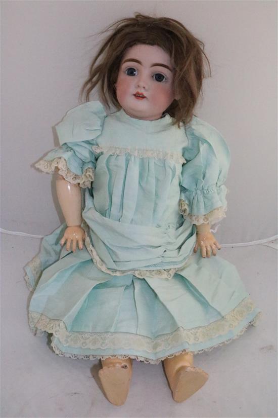 A Kestner bisque head child doll, no. 146, 24in.